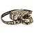 Dior Mini D-Lite Lady MIZZA ricamato beige e nero Marrone - vista 4