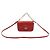 Givenchy Mini bolsa transversal de couro de cabra vermelha acolchoada