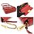 Givenchy Mini bolsa transversal de couro de cabra vermelha acolchoada - vista 5