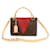 Louis Vuitton Rote Monogramm-Canvas Tote BB Braun