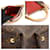 Louis Vuitton Rote Monogramm-Canvas Tote BB Braun - Ansicht 6