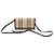 Burberry Cartera cruzada de lona con rayas Icon Stripe HANNAH Blanco