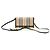 Burberry Cartera cruzada de lona con rayas Icon Stripe HANNAH Blanco - vista 2