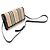 Burberry Cartera cruzada de lona con rayas Icon Stripe HANNAH Blanco - vista 3