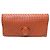 Bottega Veneta Faltbare Clutch aus Ziegelfarbenem Nappa-Gewebe Braun