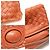 Bottega Veneta Faltbare Clutch aus Ziegelfarbenem Nappa-Gewebe Braun - Ansicht 7