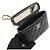 Vanity Chanel Schminktasche mit Obergriff aus schwarzem Lammleder und Kamelienblüte (eingebauter Chip) - Ansicht 4