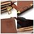 Gate Loewe Pochette incrociata in pelle di vitello marrone con doppia zip - vista 7