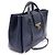 Chanel Navy Calfskin Quilted Metal Chain Tote Series) Blue - view 3