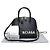 Balenciaga Piccola borsa in pelle nera con logo stampato Nero - vista 2