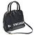 Balenciaga Piccola borsa in pelle nera con logo stampato Nero - vista 3