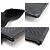 Boy Chanel Clutch New Medium Chevron in agnello blu navy - vista 6