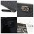 Boy Chanel Clutch New Medium Chevron in agnello blu navy - vista 7