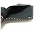 Valentino Pochette busta in vitello nero stampato con borchie dorate Rockstud - vista 6