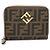 Fendi FF Diamant Zip-Around Mittel Braun - Ansicht 3