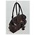 Céline Borsa a Spalla in Pelle con Frange Marrone - vista 3
