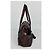 Céline Borsa a Spalla in Pelle con Frange Marrone - vista 4