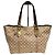 Gucci Borsa a spalla Sherry Line Charm Decorazione Jacquard Giallo