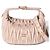 Pochette in pelle nappa trapuntata Miu Miu rosa cipria AFPP