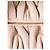 Pochette in pelle nappa trapuntata Miu Miu rosa cipria AFPP - vista 4