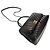 Chanel Chevron Glasiertes Vintage Kalbsleder Coco Handle Medium Schwarz - Ansicht 6