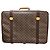 Louis Vuitton Valigia da viaggio Monogram Satellite Marrone - vista 4