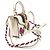 Gucci Mini bolsa de alça superior em couro branco com bordado de flores WEB - vista 3