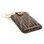 Fendi Pouch per smartphone in pelle di vitello marrone con logo FF, borsa a tracolla - vista 5
