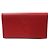 Jour Saint Laurent Pochette Monogram Veldture en Cuir Rouge - vue 2