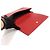 Jour Saint Laurent Pochette Monogram Veldture en Cuir Rouge - vue 6