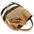 Burberry Borsa hobo media con frange Ashby Susanna in check House Marrone - vista 4