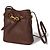 Borsa a tracolla in pelle Napa Miu Miu marrone AEFX - vista 3