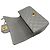 Chanel Mini borsa classica a manico superiore in pelle di agnello grigia Marrone - vista 7
