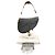 Saddle Dior Borsa a sella in pelle di vitello nera Nero