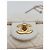 Chanel Borsa a soffietto Goldball Mini in agnello bianco - vista 14