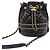 Chanel Borsa a secchiello con catena dorata e cordino nero