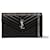 Saint Laurent Borsa a Spalla Monogram Chain Argento Nero