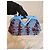Borsa in tessuto Bubble Point Bottega Veneta blu - vista 15