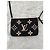 Louis Vuitton Pochette Doppia Zip a Tracolla Nera Nero - vista 12