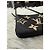 Louis Vuitton Pochette Doppia Zip a Tracolla Nera Nero - vista 9