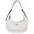 Prada Bolsa de ombro de couro branco com logo triangular Arke para mulheres - Grande - vista 2