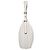 Prada Bolsa de ombro de couro branco com logo triangular Arke para mulheres - Grande - vista 5