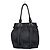 Céline Borsa a spalla in pelle nera Nero