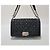 Chanel Borsa Boy in Tweed Serie Media Nero - vista 2