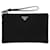 Prada Bolsa de mão com logo triangular Preto - vista 4