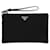 Prada Bolsa de mão com logo triangular Preto - vista 5