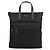 Prada Ras Nylon Saffiano Leder Tragetasche Schwarz - Ansicht 4
