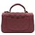 Chanel Borsa a tracolla mini nuova in pelle di agnello con manico superiore Rosa - vista 4