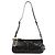 Prada Borsa a spalla media in pelle rieditata Nero - vista 3
