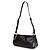Prada Borsa a spalla media in pelle rieditata Nero - vista 4